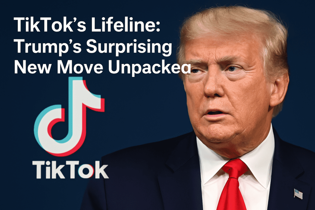 TikTok’s Lifeline: Trump’s Surprising New Move Unpacked 1 TikTok’s Lifeline: Trump’s Surprising New Move Unpacked